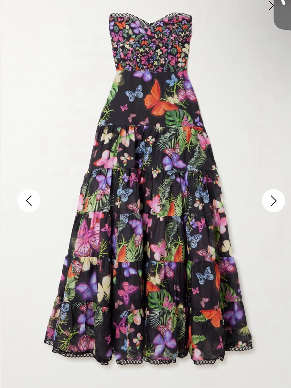 Charo Ruiz Ibiza Danny Strapless Black Maxi Dress